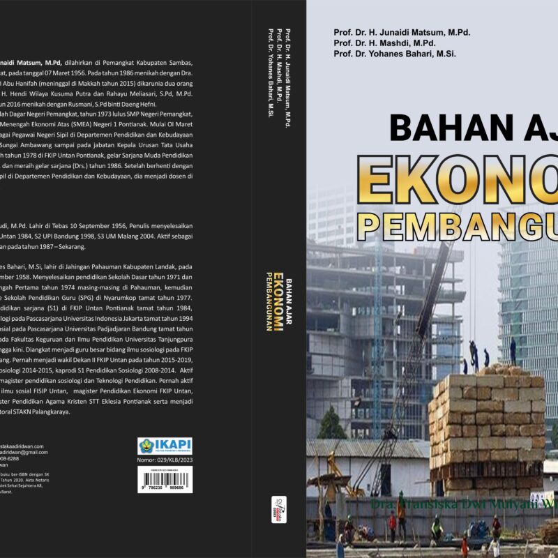 Prof. Dr. H. Junaidi Matsum, M.Pd., dkk-Bahan Ajar Ekonomi Pembangunan