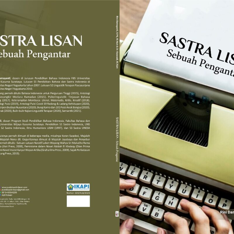 Rini Damayanti & Kaswadi-Sastra Lisan: Sebuah Pengantar