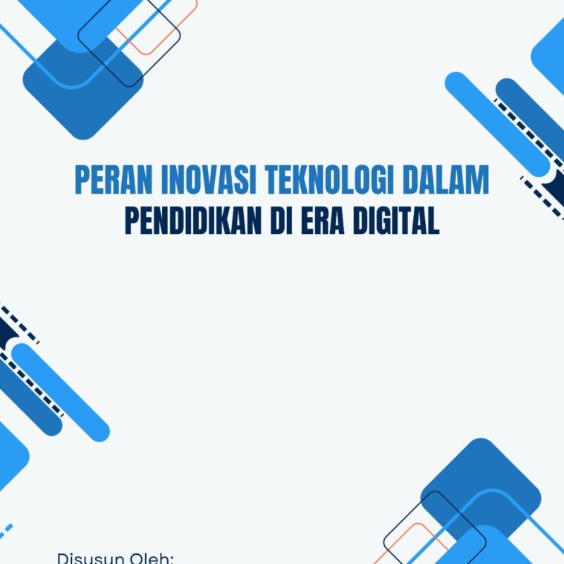 Titik Purwanti, Yohana Avelia Sandy-Peran Inovasi Teknologi Dalam Pendidikan Di Era Digital