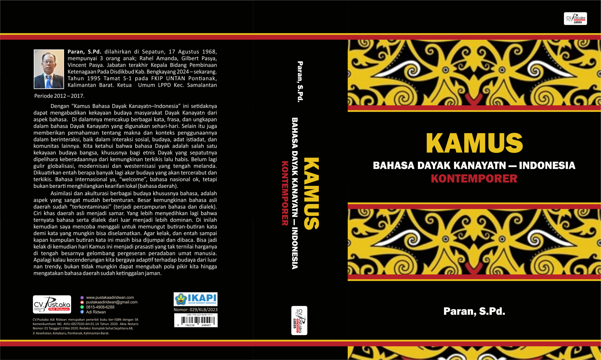 Paran-KAMUS BAHASA DAYAK KANAYATN — INDONESIA KONTEMPORER